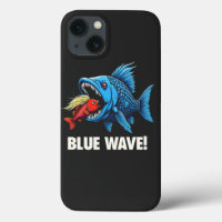 Harris Walz Election Blue Waves Democrat Fish