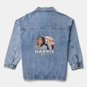 Harris Walz Election Denim Jacket