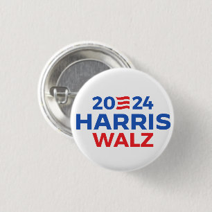 Harris Walz in 2024 3 Cm Round Badge