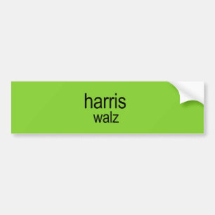 Harris Walz is Brat Bumper Sticker