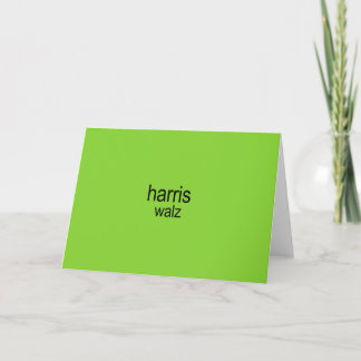 Harris Walz is Brat Holiday Card