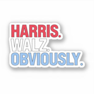 Harris Walz Obviously