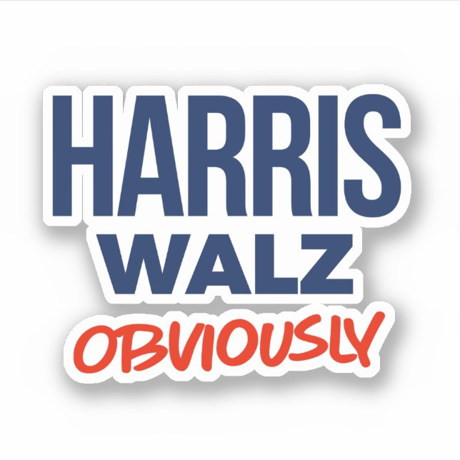 Harris Walz Obviously (Front)
