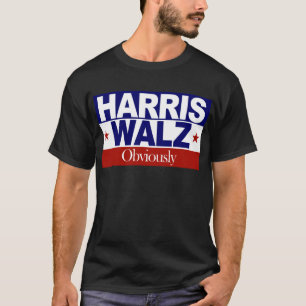Harris Walz Obviously Harris 2024 Kamala Obviously T-Shirt
