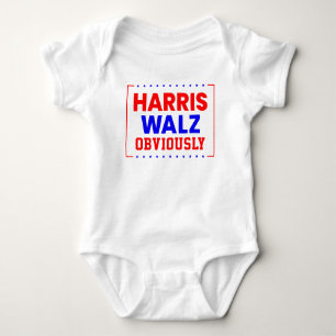 Harris Walz Obviously Kamala Harris for President Baby Bodysuit