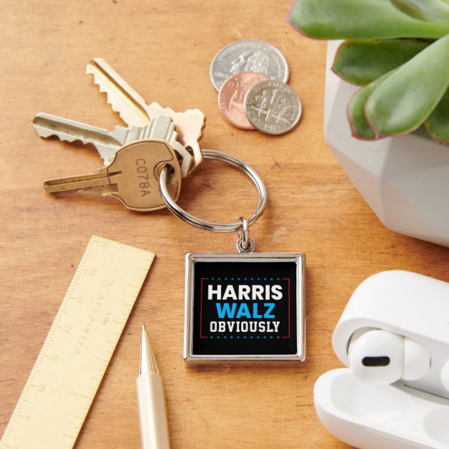 Harris Walz Obviously Key Ring (Desk)
