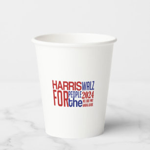 harris walz paper cups