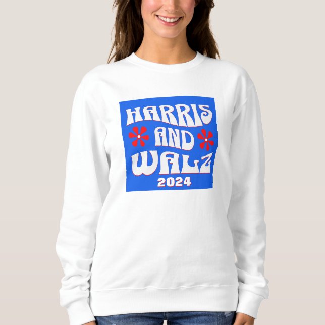Harris & Walz Retro  Sweatshirt (Front)