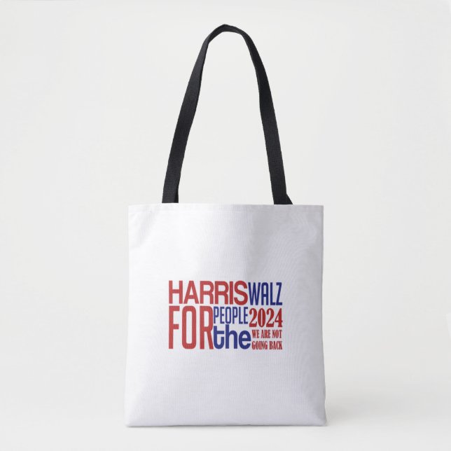 harris walz  tote bag (Front)