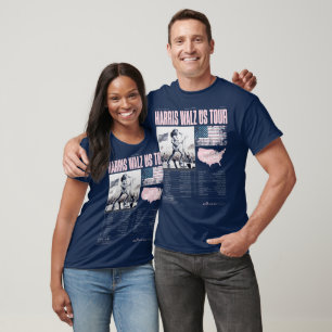 Harris Walz US Tour Kamala Wins Inauguration T-Shirt