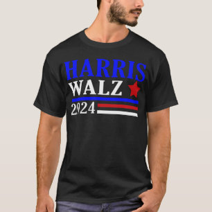 Harris Walz Waltz Democrats 2024 Kamala Harris Tim T-Shirt