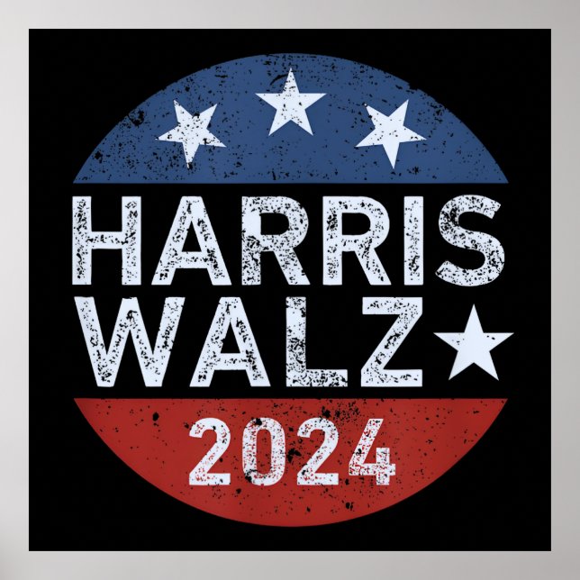 Harris Walz Waltz  Poster (Front)