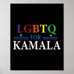 Harris WAlzheimer 2024 For President Lgbtq Pride Poster