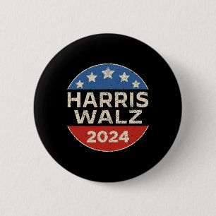 Harris WAlzheimer 2024 President Kamala Harris Tim 6 Cm Round Badge