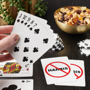 Harris Warning Don't Go There! Playing Cards