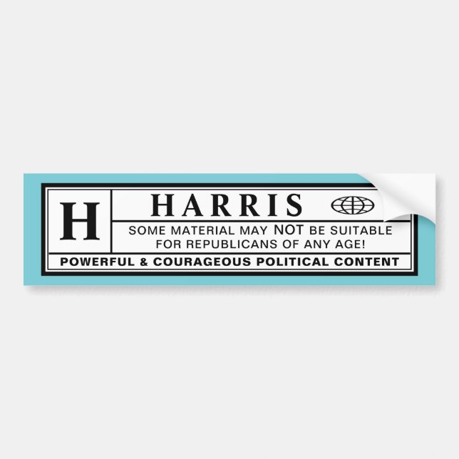 Harris Warning Label (Front)