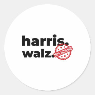 Harris. Wheimer. - 100% Authentic Classic Round Sticker
