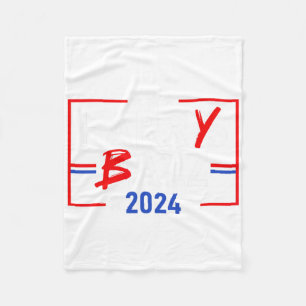 Harris Wheimer 24 Harry B 2024 Meme Democratics Vo Fleece Blanket
