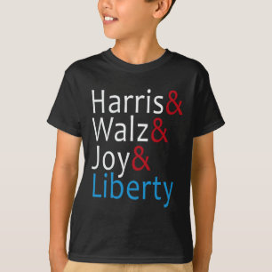 Harris Wheimer Joy Liberty Vote Kamala Harris Pres T-Shirt