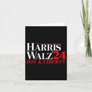 Harris Wheimer Waltz 2024 Harris W Joy Liberty 1 Card