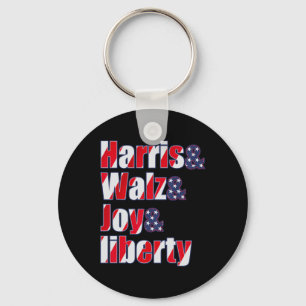 Harris Wheimer Waltz 2024 - Harris W Joy Liberty R Key Ring