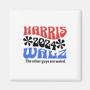 Harris Wheimer Waltz 2024 The Other Guys Are Weird Magnet