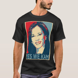 Harris Yes We Kam 2024 Election Political Campaign T-Shirt