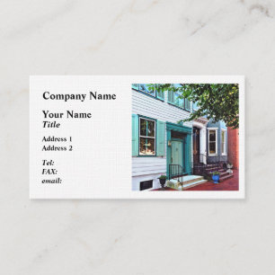 Harrisburg PA - Building with Green Door Business Card