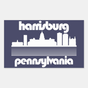 Harrisburg,Pennsylvania Rectangular Sticker