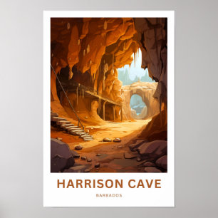 Harrison Cave Barbados Travel Print