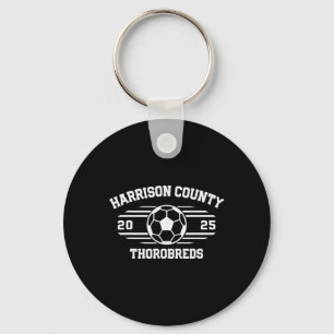 Harrison County Thorobreds Soccer Byll 2025 Key Ring