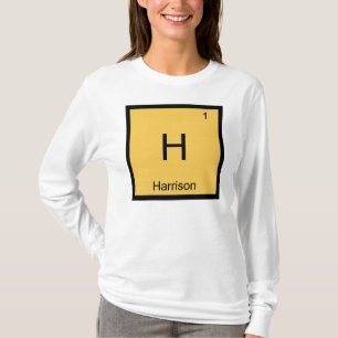 Harrison  Name Chemistry Element Periodic Table T-Shirt