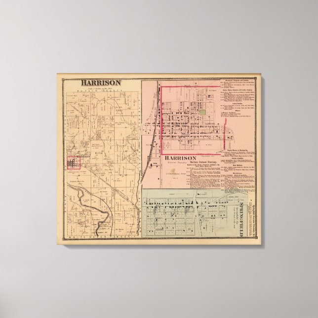 Harrison Township, Ohio Canvas Print (Front)
