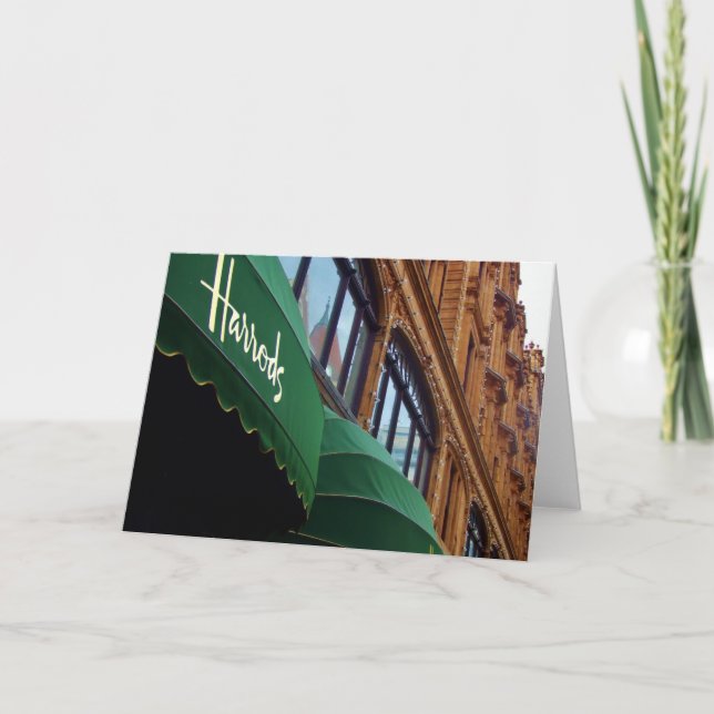 Harrods Greetings Card (Front)