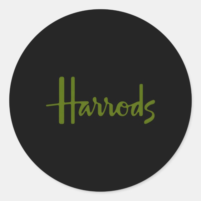 Harrods Knightsbridge London Tourist Novelty Classic Round Sticker (Front)