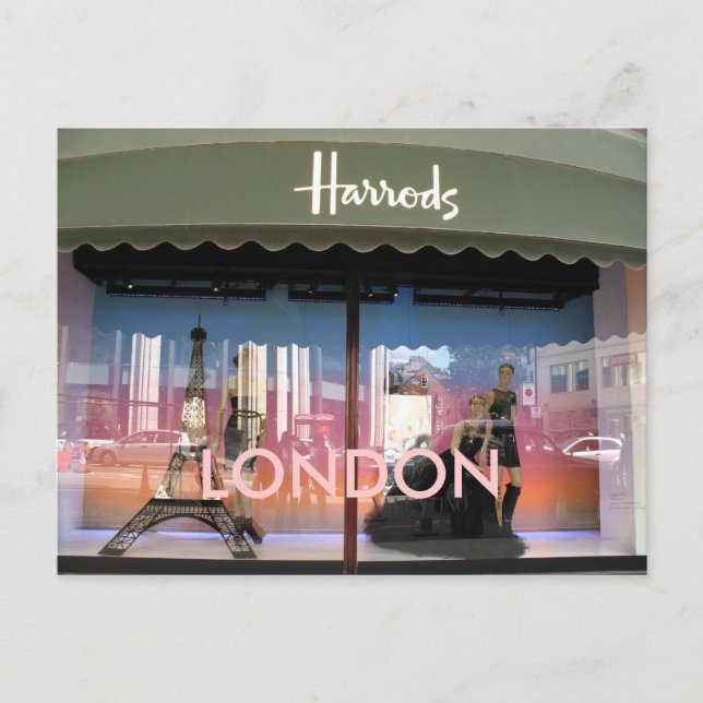 Harrods London postcard (Front)