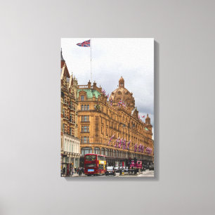 Harrods of Knightsbridge HDR Canvas Print