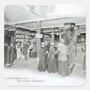 Harrods Provision Department, c.1901 Square Sticker
