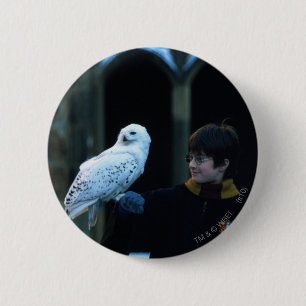 Harry and Hedwig 2 6 Cm Round Badge