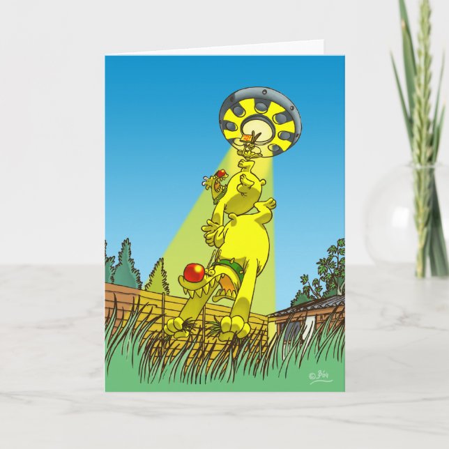 Harry and Henry's abduction greeting card (Front)