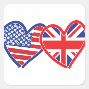 Harry and Meghan Square Sticker