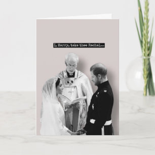 Harry and Meghan Wedding Card