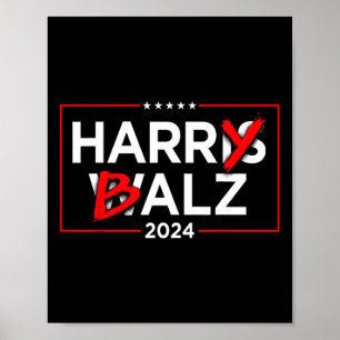 Harry Bheimer Kamala Harris And Tim Wheimer 2024 Poster
