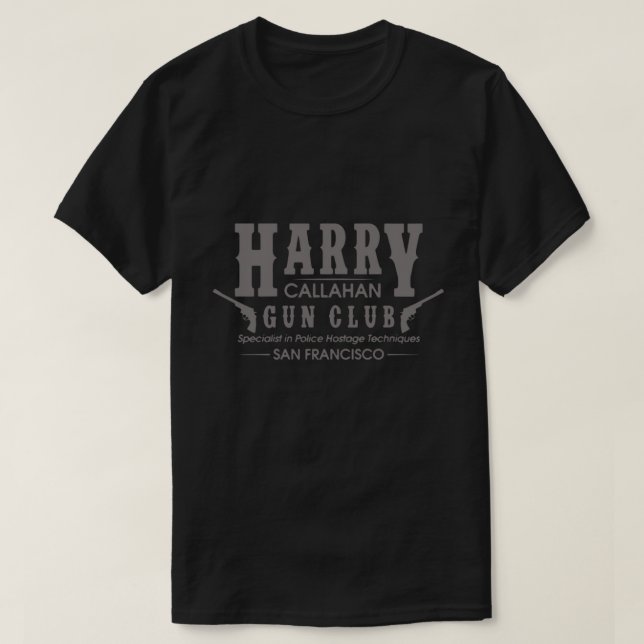 Harry Callahan Gun Club T-Shirt (Design Front)