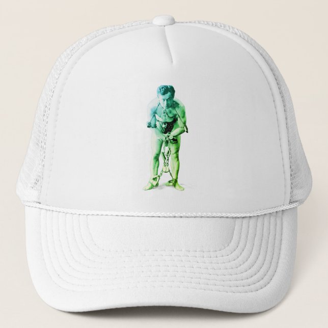 Harry Houdini (c.1899) Trucker Hat (Front)
