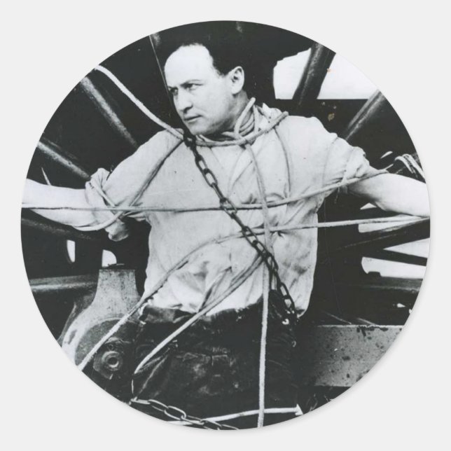 Harry Houdini  Classic Round Sticker (Front)