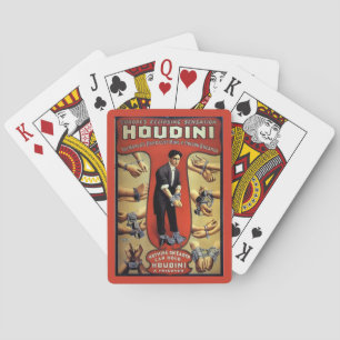 Harry Houdini Vintage Advertising Playing Cards
