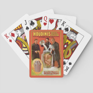 Harry Houdini Vintage Advertising Playing Cards