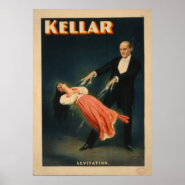 Harry Kellar Magician Advertising Poster (Front)