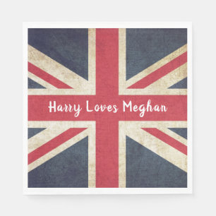 Harry LOVES Meghan Royal Wedding Party Napkins